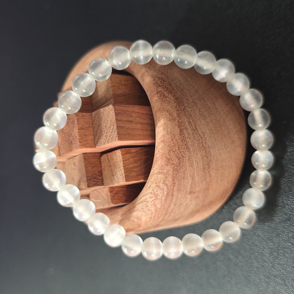 Selenite bracelet